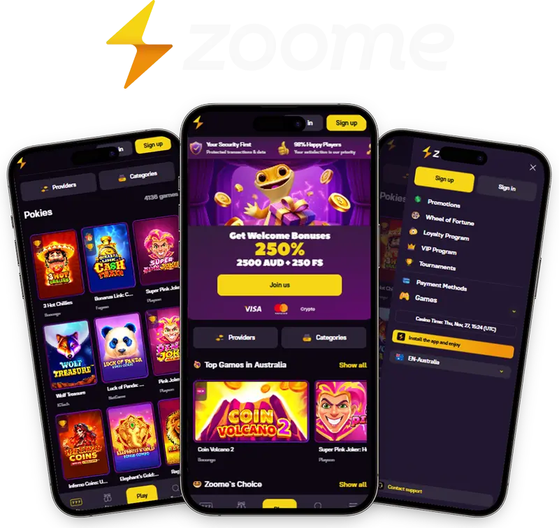 Zoome Casino Australia App