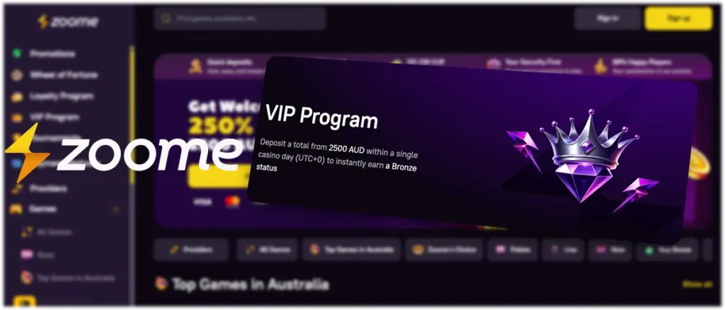 Zoome Casino Vip