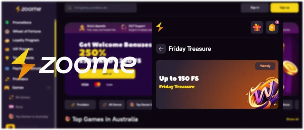 Zoome Free Spins